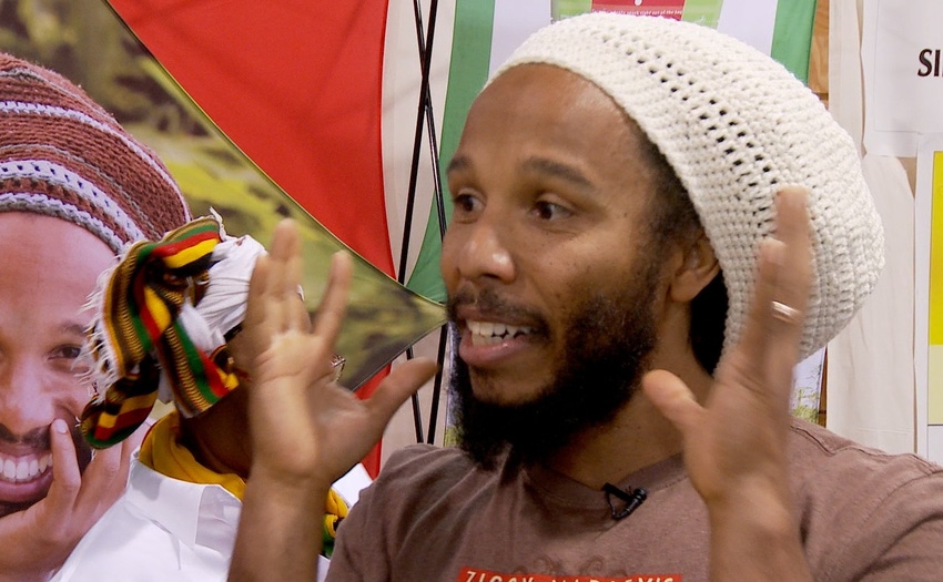 Falling in love with Ziggy Marley—and his new line of coconut oils