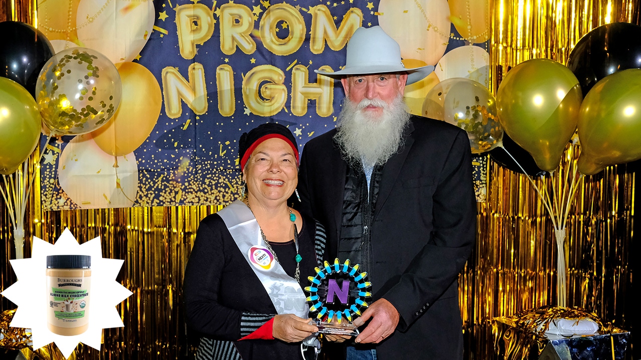 Burroughs Family Farms owners celebrate winning a 2024 NEXTY Award at last year's celebration.  Burroughs Family Farms owners celebrate winning a 2024 NEXTY Award at last year's celebration.