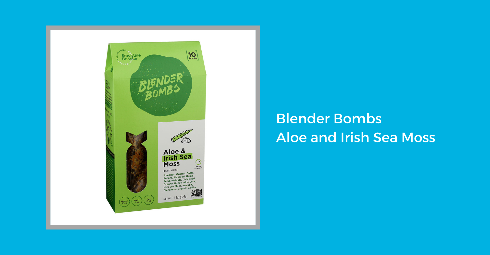 Blender Bombs Smoothie Booster: Aloe & Irish Sea Moss