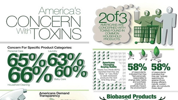 Infographic: 2 of 3 Americans concerned about household toxins