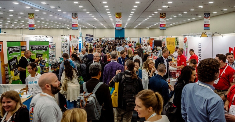 Expo West Crowd on Trade Show Floor