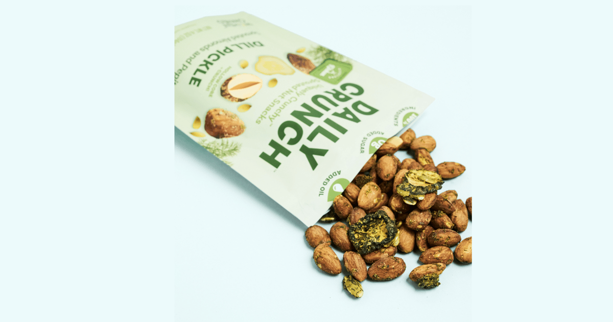Daily Crunch creates a dilly of a snack with sprouted almonds, pepitas