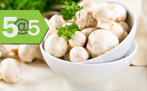5@5: Non-browning mushroom raises questions about GMO regulation | Walmart and Wild Oats parting ways?