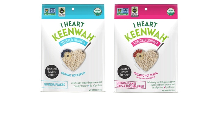 This week: I Heart Keenwah introduces toasted quinoa cereal | Dirty Lemon adds Sleep beverage