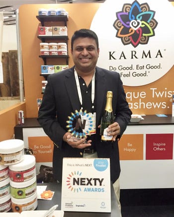 ganesh nexty award best new snack 2016 karma nuts