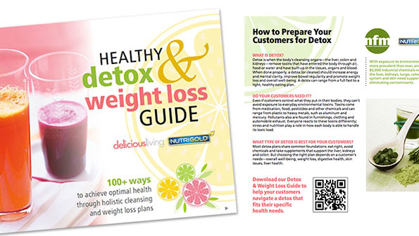 Healthy detox and weight loss education tools