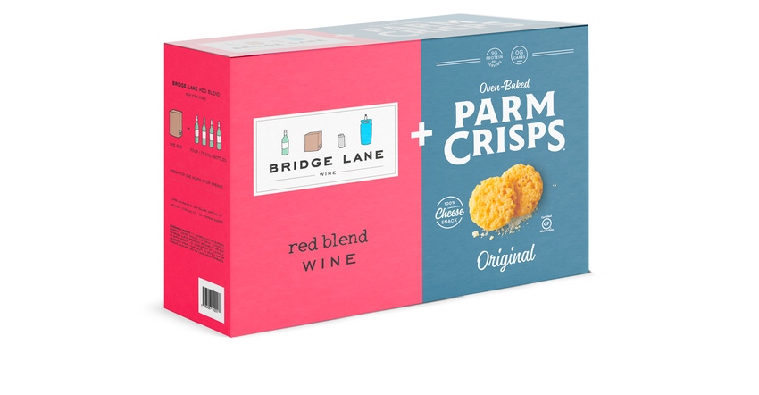 Parm Crisps and Bridge Lane Wine & Cheese Box