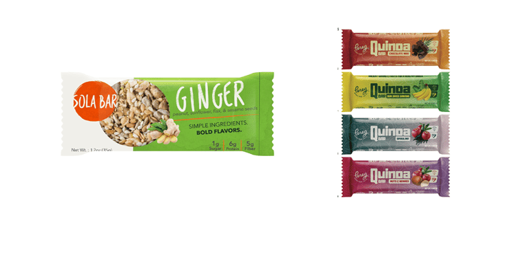 New natural products from Sola Snacks, Pereg Natural Foods