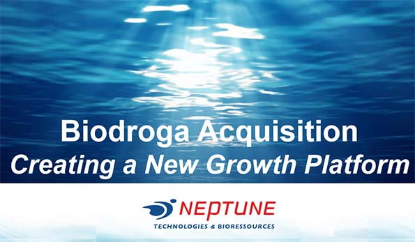 Neptune creates new growth platform with Biodroga acquisition