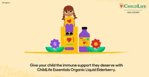 ChildLife Essentials organic liquid elderberry helps kiddos thrive