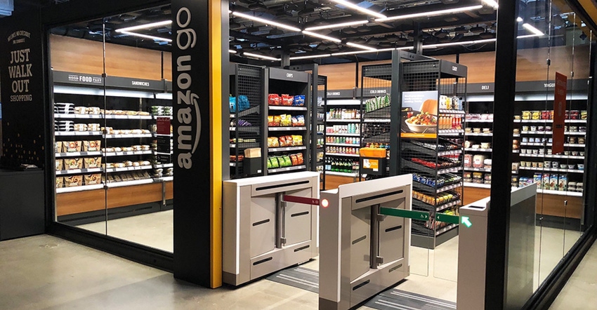Amazon Go store checkout-free grocery retail Amazon Go store checkout-free grocery retail