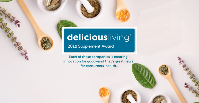 Delicious Living supplement awards for 2019 Delicious Living supplement awards for 2019