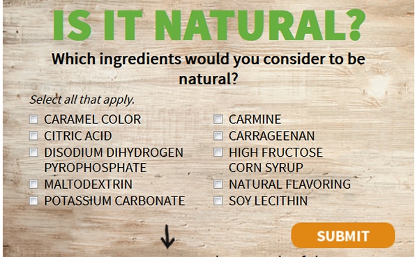 Poll: Are these ingredients natural?
