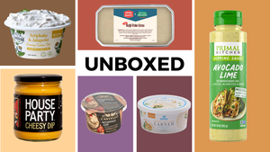 The Unboxed cover features six of the nutritious natural dips included in this slide show.  The Unboxed cover features six of the nutritious natural dips included in this slide show.