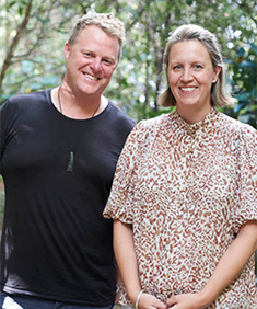 Mark Sorensen and Ellie Brade co-founded Cleanery, a New Zealand-based cleaning and personal care business that uses low-waste, eco-friendly packaging. Credit: Cleanery