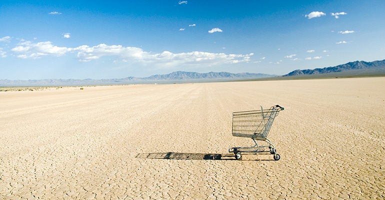 drought shopping cart