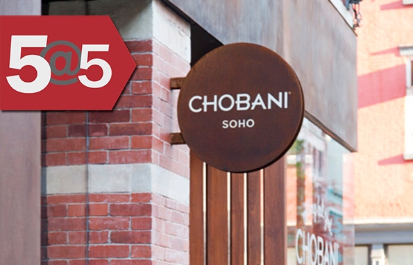 5@5: Chobani CEO pays it forward | $4M and a distribution deal for High Brew Coffee