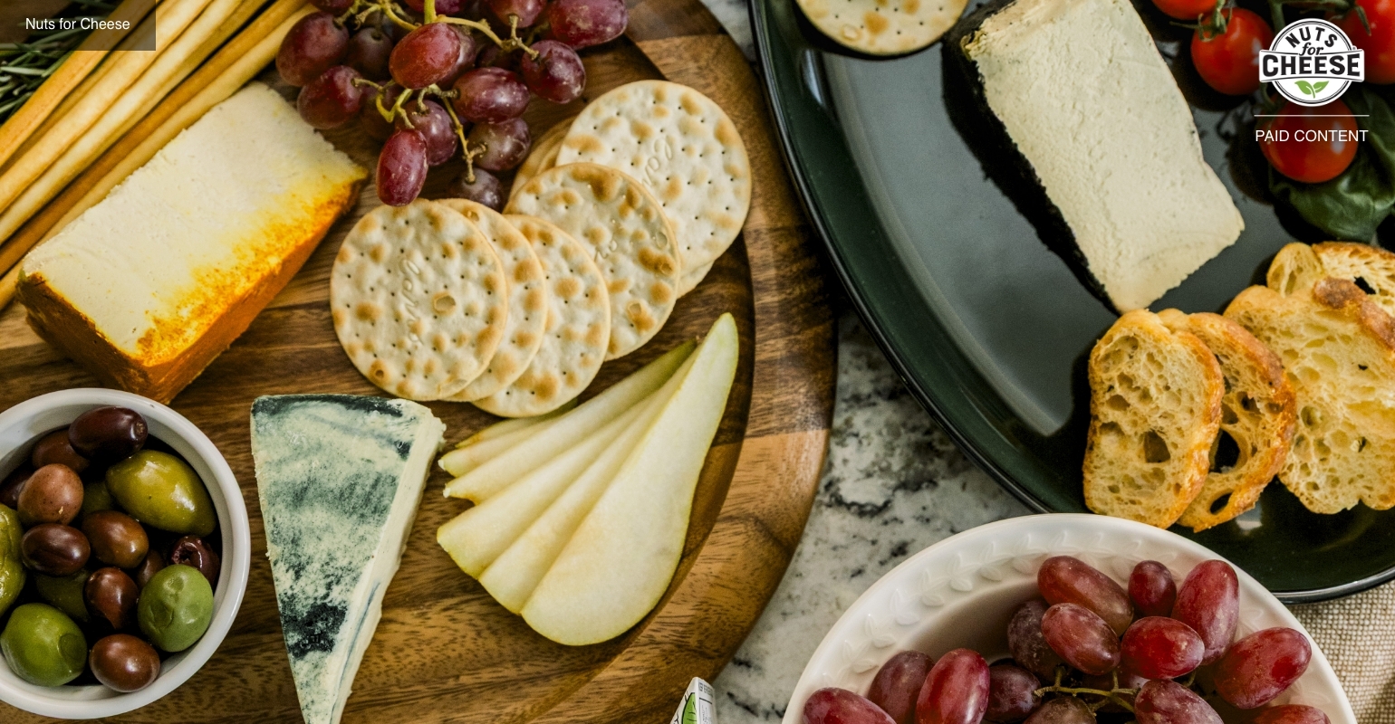 Nuts for Cheese vegan, plant-based cheese wedges, creamy spreads and dips.