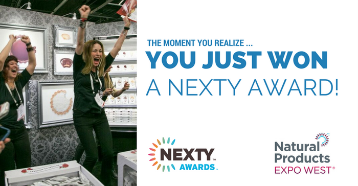 The moment you realize you just won a NEXTY Award