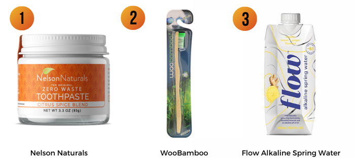 Nelson Naturals, WooBamboo, Flow Alkaline Spring Water