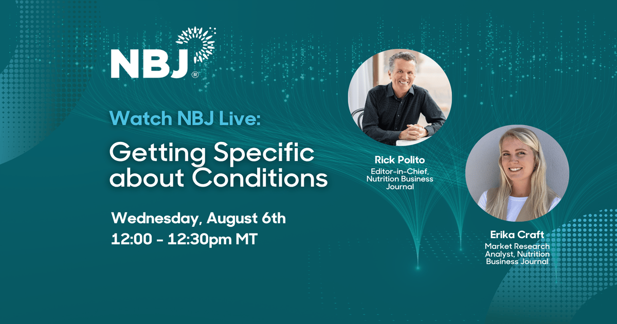 NBJ Live - Why you need the Condition Specific Report