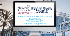 Livestream: Natural Products Business School at Expo West 2017