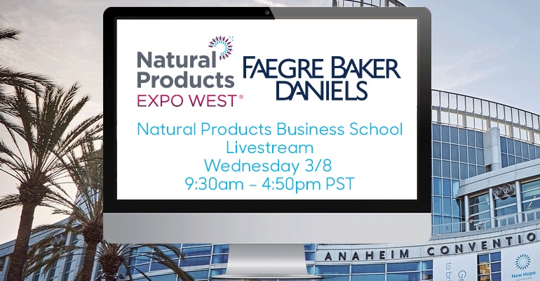 Livestream: Natural Products Business School at Expo West 2017 Livestream: Natural Products Business School at Expo West 2017