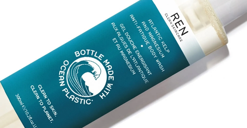 REN Clean Skincare now uses reclaimed ocean plastic in its packaging