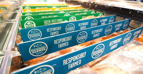 Education and customer service sell sustainable seafood Whole Foods