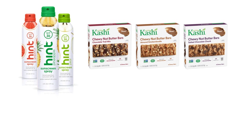 This week: Hint enters new category with sunscreen spray | Kashi grows Certified Transitional portfolio