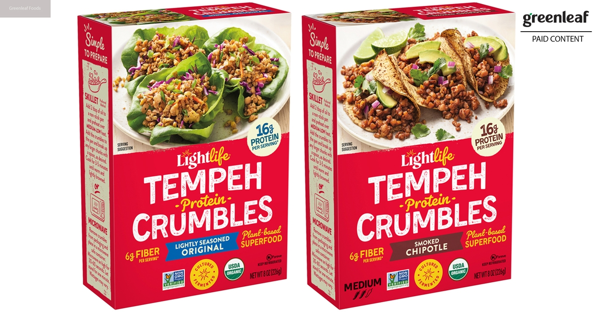 Lightlife announces new innovation Tempeh protein crumbles