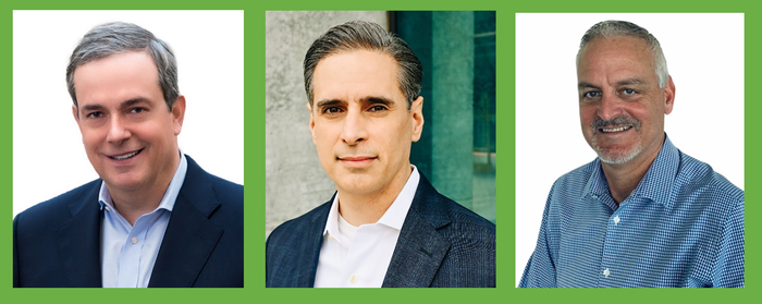 UNFI executives CEO Sandy Douglas; Louis Martin, president of conventional grocery; and Mark Bushway, president of natural grocery.  UNFI executives CEO Sandy Douglas; Louis Martin, president of conventional grocery; and Mark Bushway, president of natural grocery.