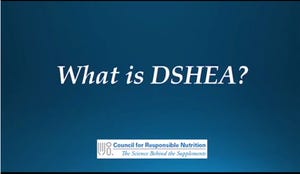 CRN answers: 'What is DSHEA?'