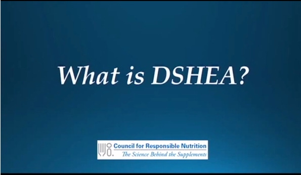 CRN answers: 'What is DSHEA?'