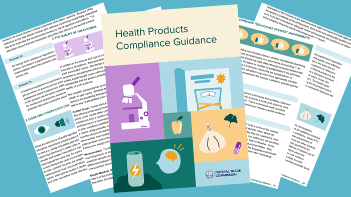 The FTC's Health Products Compliance Guidance provides resources to help brands comply with the parts of DSHEA that the Federal Trade Commission enforces. 