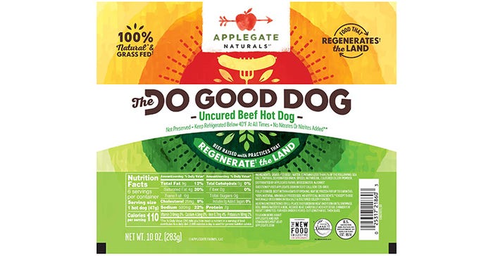 Applegate goes all in for regenerative agriculture with Do Good Dog