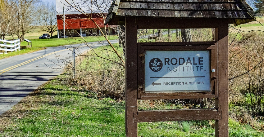 Rodale Institute Sign Rodale Institute Sign