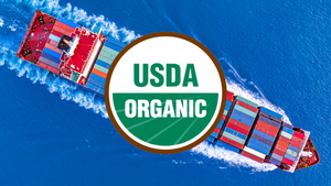 berry assortment with USDA organic seal berry assortment with USDA organic seal