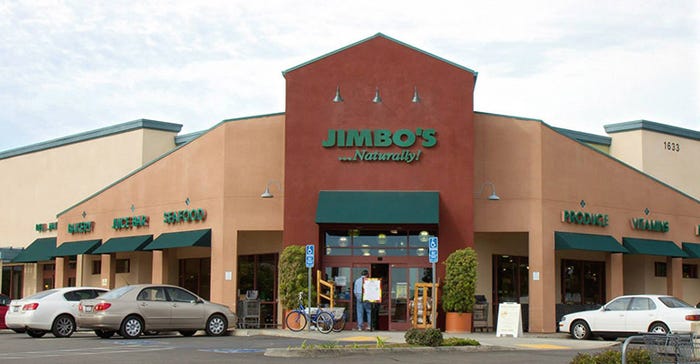 Jimbo's Natural Foods Grocer, Endocino, California