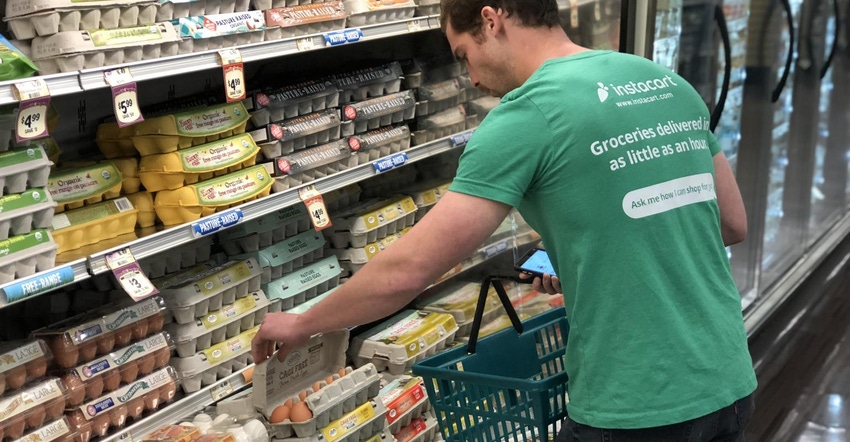 Sprouts Instacart personal shopper