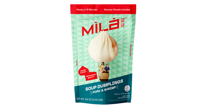 MìLà Pork and Shrimp Soup Dumplings