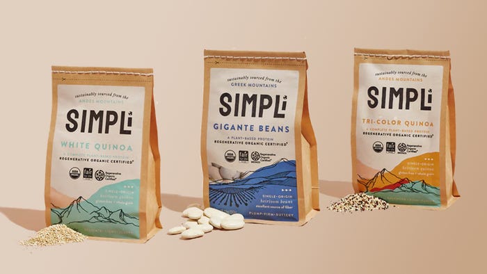 Many of Simpli's branded products are distributed in compostable packaging. 