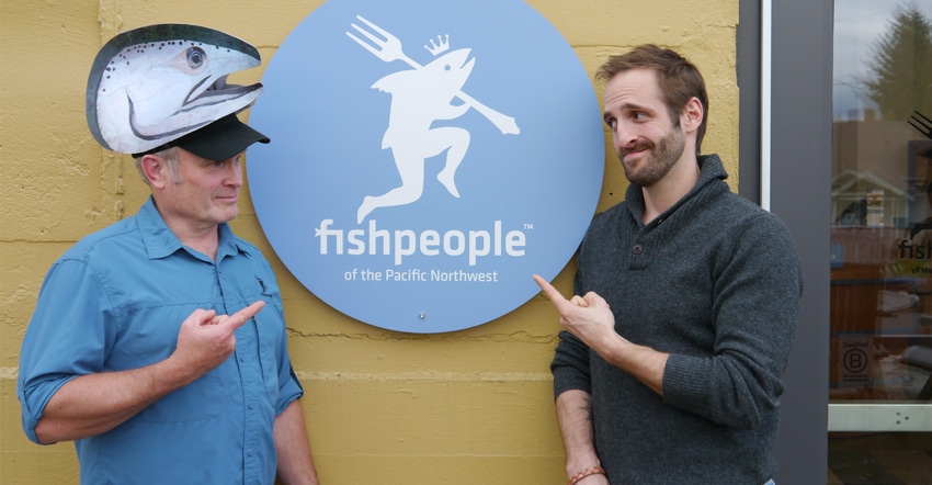 Kipp Baratoff and Duncan Berry of Fishpeople Kipp Baratoff and Duncan Berry of Fishpeople