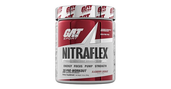 GAT Sport Nitraflex Pre-workout sports supplements