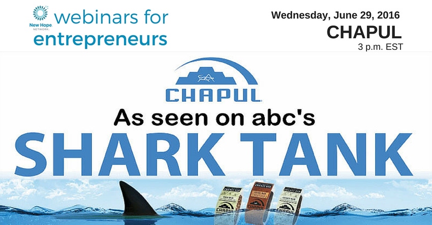 Webinars for Entrepreneurs: The Chapul story of pioneering a new food category