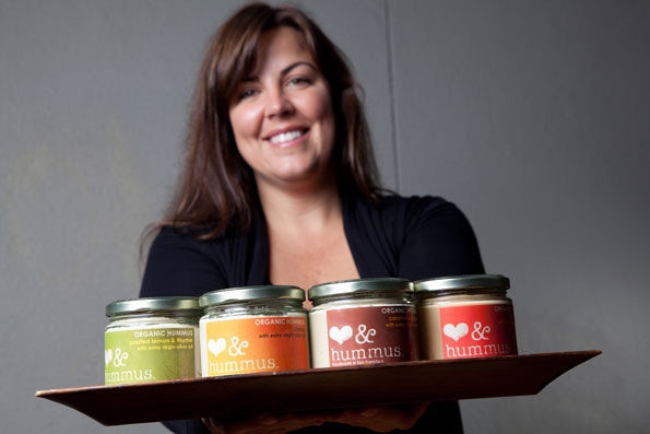 Locally made hummus with heart Locally made hummus with heart