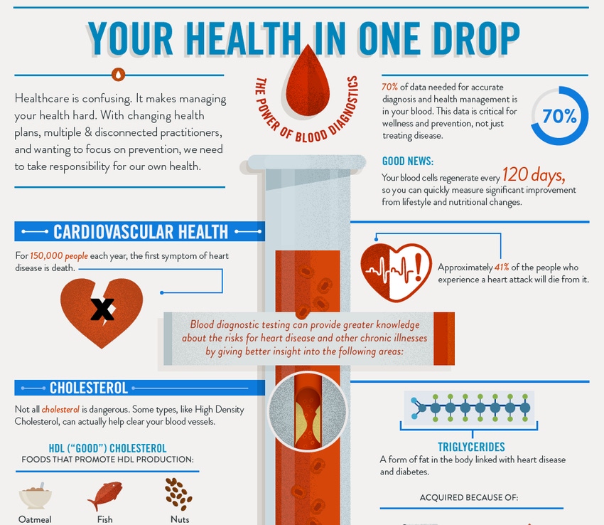 Infographic: What 1 drop of blood says about your health