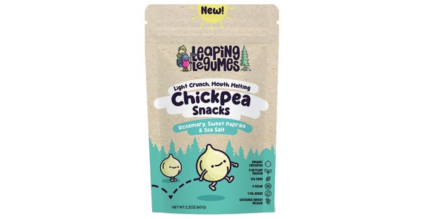 Future Fit Foods Leaping Legumes Organic Chickpeas with Rosemary, Sweet Paprika and Sea Salt