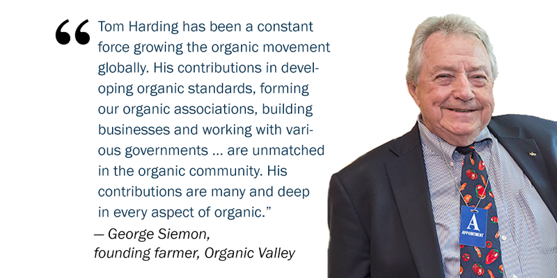 Thomas Harding Founder of the Organic Foods Production Assoc.