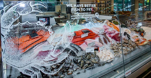Education and customer service sell sustainable seafood PCC Market